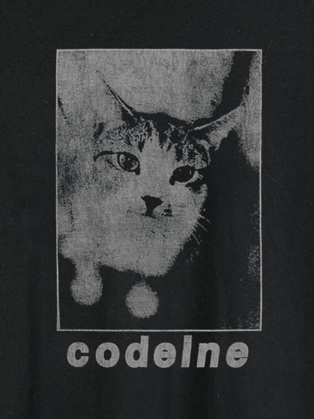 Rare Codeine Washed Black Tee - Picture 2 of 5